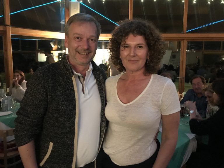  Der Altobmann des Vereins der Vorarlberger in Wien, Andreas Köb,  kam mit seiner Frau Verena zum Funken und gemütlichen Beisammensein.   