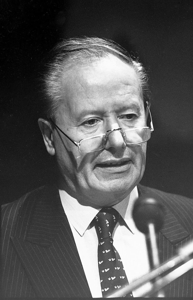 Gaston Thorn, ehemaliger Premierminister von Luxemburg, war 1989 zu Gast.