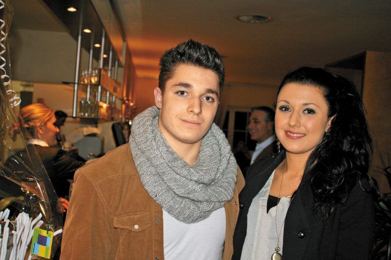 Gratulanten: Gian Luca und Debora Dattoli.