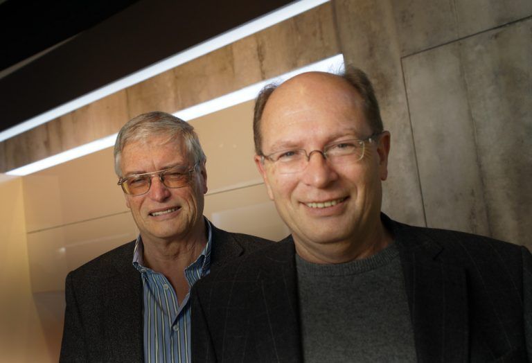 Hadern mit der Wirtschaftspolitik in Österreich: Herbert und Gerhard Blum. Foto: VN/Hartinger