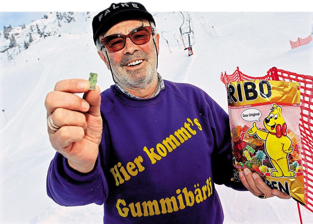Eine Tonne Gummibärchen