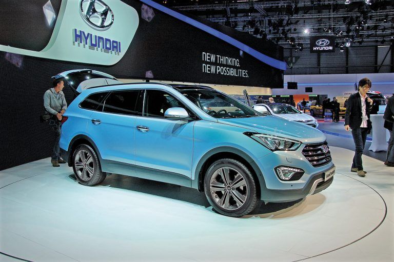 Hyundai Grand Santa Fe: siebensitziges Angebot an die große Familie.