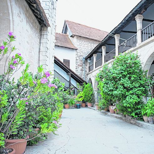 Eindrucksvolle Ikonen im Kloster