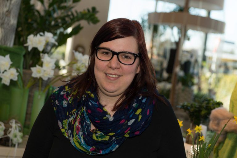 Katharina Klauser, Gartenbaufachfrau Für mich kam nie ein anderer Beruf in frage. Mir ist der Kontakt zur Natur sehr wichtig. Außerdem dekoriere ich gerne mit Pflanzen.