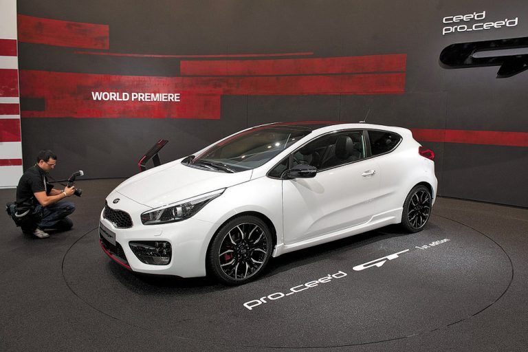 KIA cee’d pro GT: knallige Optik.