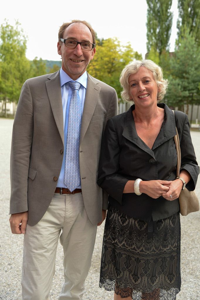 Klubchef Johannes Rauch mit Katharina Wiesflecker.