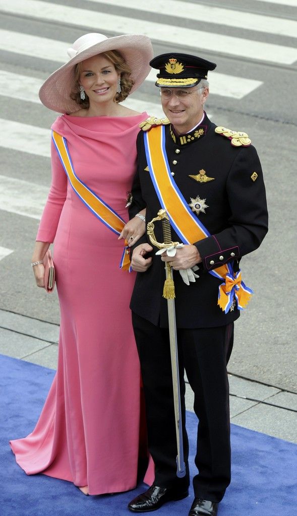 Kronprinzessin Mathilde und Kronprinz Philippe von Belgien.