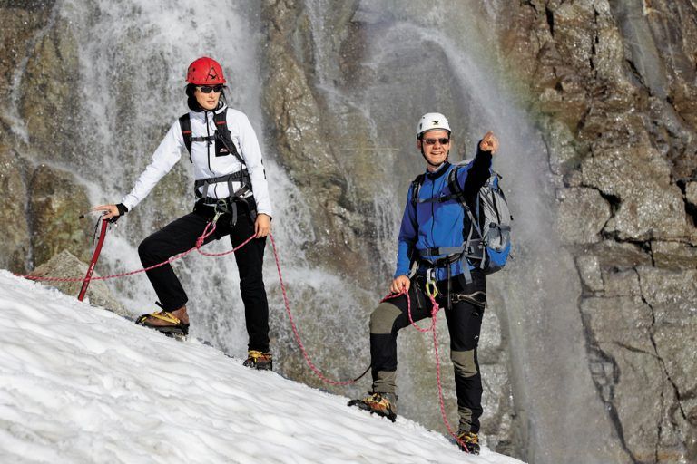 LH Markus Wallner und Gattin Sonja als Bergfexe. Heuer im Sommer geht’s ans Meer. Foto: privat