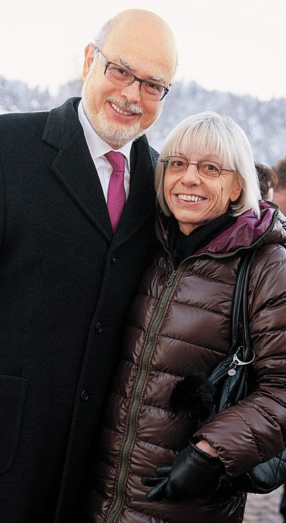 LT-Vizepräsident Peter Ritter mit Veronika.