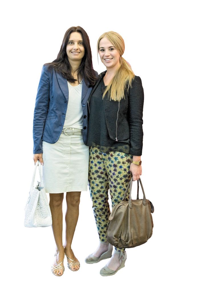Marketingladys: Martina Pointner (l.) und Victoria Fitz.