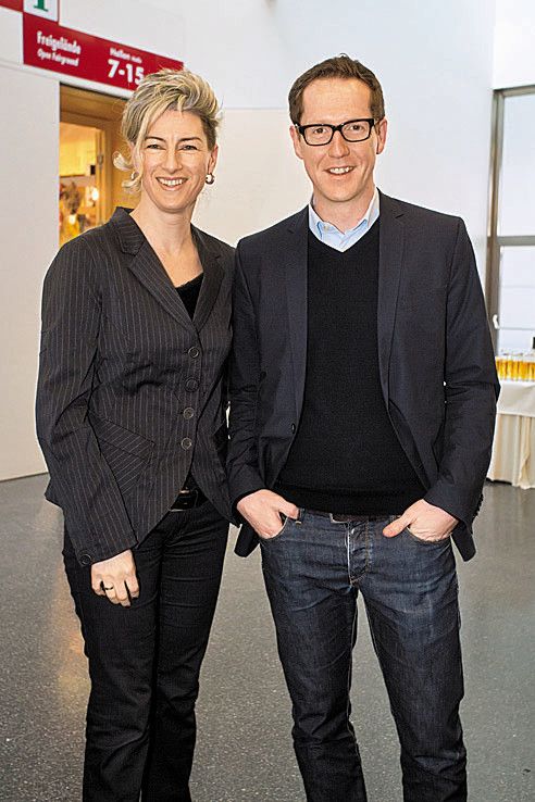 Marketingmann Martin Dechant mit Wanda Mikulec-Schwarz.