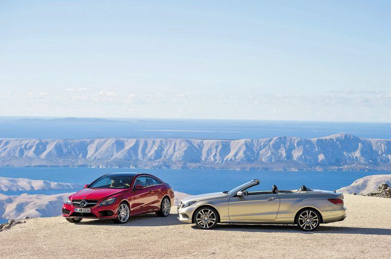 Mercedes zeigt das neue E-Klasse-Coupé und das E-Klasse-Cabrio. Foto: werk