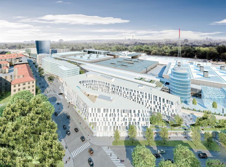 Messecarree Wien. Ein urbanes Stadtquartier mit drei Bauteilen. Der größte Bauteil A wird durch die Prisma umgesetzt, Bauteil B wurde von Prisma entwickelt und veräußert.» Lage: Ausstellungs-/ Vorgartenstraße, Wien» Infrastruktur: Seminarräumlichkeiten, Foyer, Gastronomie, Tiefgarage, Handel, U-Bahnstation Linie U2» Grundstücksfläche: ca. 7672 m2» Nutzfläche: 17.400 m2» Umsetzung: ab 2013» Investitionssumme: ca. 50 Millionen Euro (Bauteil A)