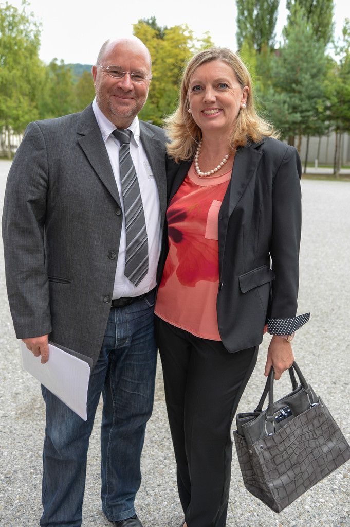 Museumsdirektor Andreas Rudigier mit Ursula.