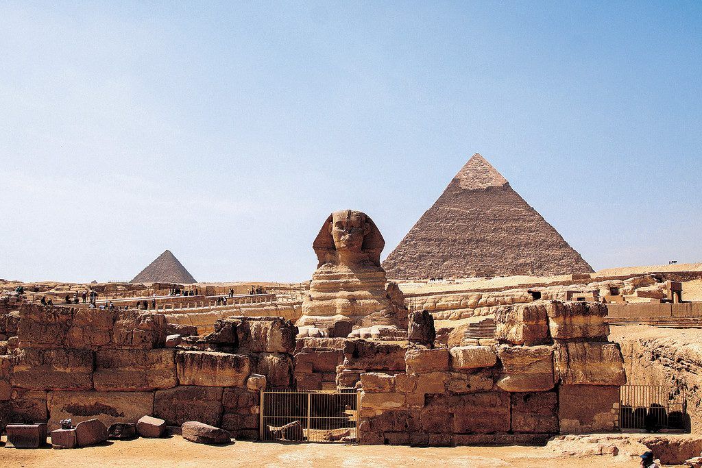 Kairo und die berühmten Pyramiden von Gizeh
