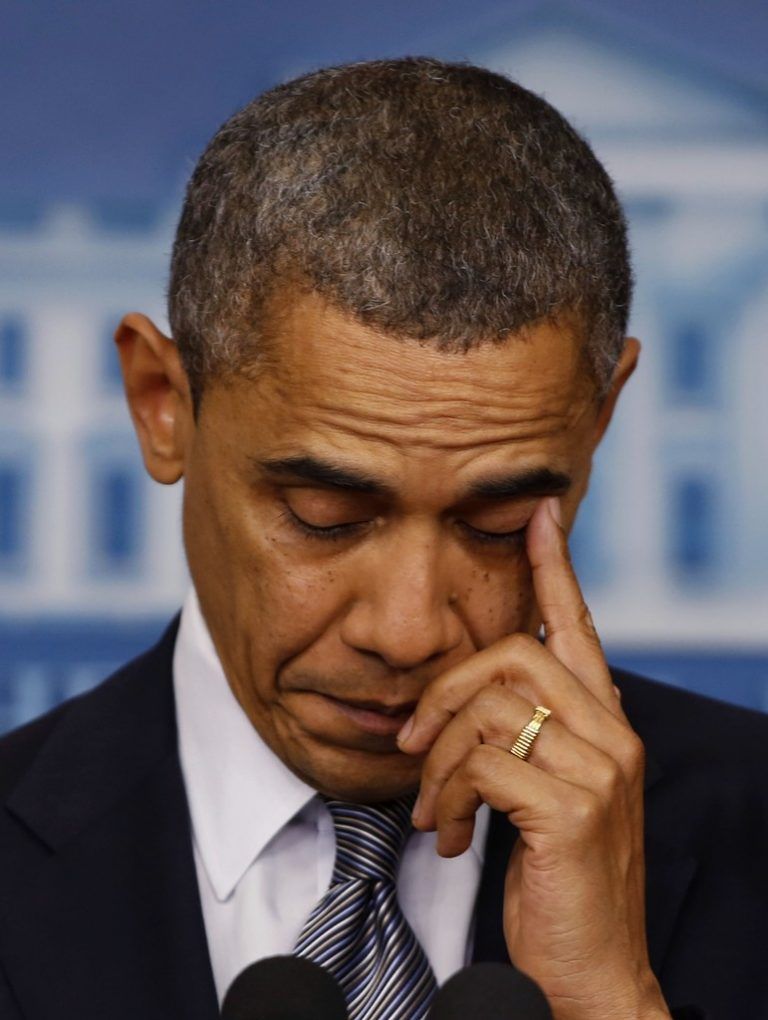 Obama reagierte auf die Bluttat in einer emotionalen Rede. Foto: Reuters