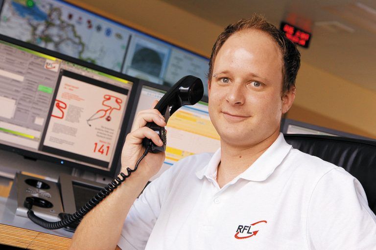 Peter Kogler ist ein „141-Mitarbeiter“ der ersten Stunde.  Foto: VN/Hofmeister