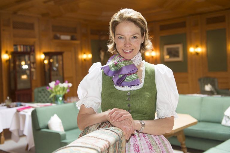 Postwirtin Sandra Moosbrugger in ihrem Element. Foto: Stiplovsek