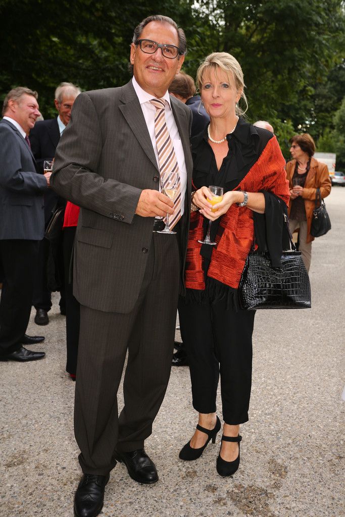 Primar Hans Concin mit Angelika Kratzer.
