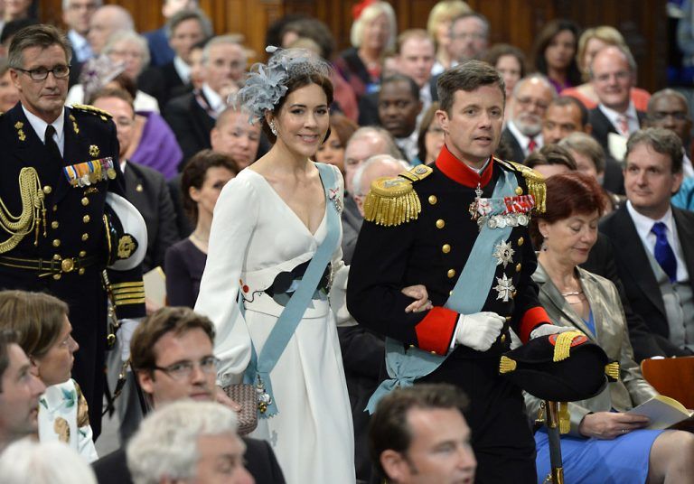 Prinzessin Mary und Kronprinz Frederik von Dänemark.