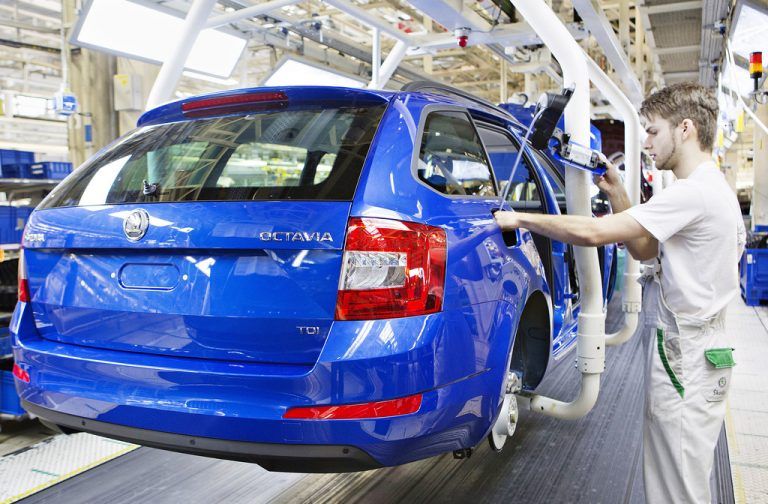 Produktionsstart des neuen Skoda Octavia Combi. Foto: Werk