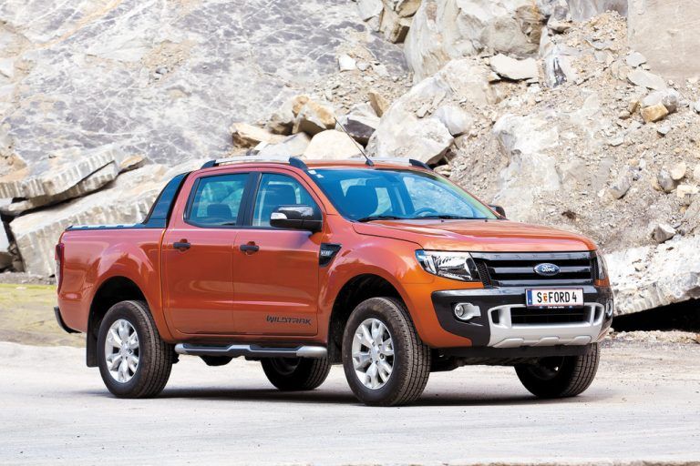 Robuste Optik: Der Ford Ranger legt mit seinem 200-PS-Dieselmotor einen starken Auftritt hin. Fotos: VN/Steurer