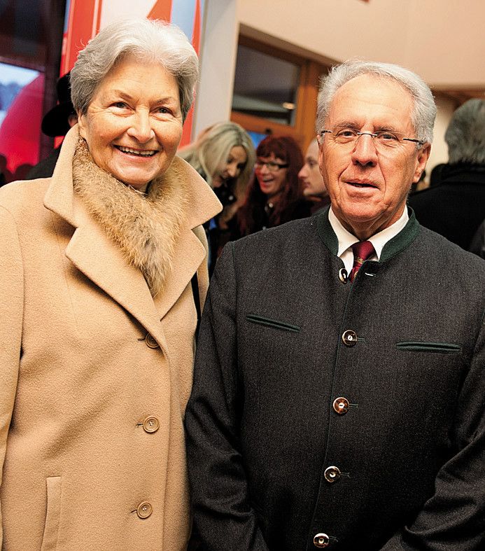 Russ-Preis-Träger unter sich: Hildegard Breiner u. Günter Lampert.