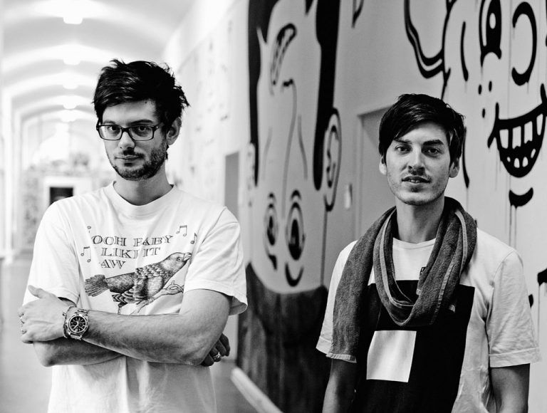Sacha Robotti und Cord Henning Labuhn stehen morgen im Conrad Sohm an den Plattentellern. Foto: Veranstalter
