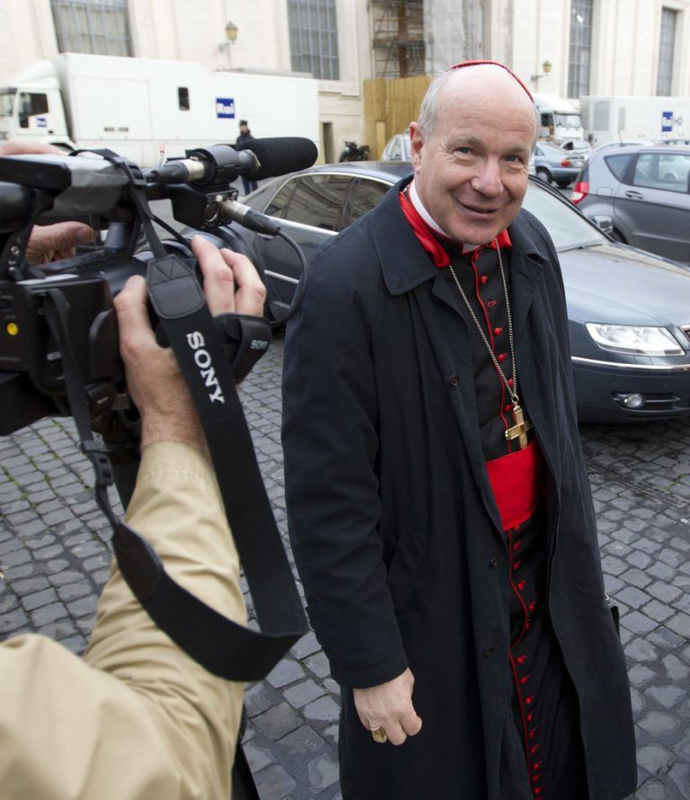 Schönborn in Rom: Die Kardinäle berieten die Lage in „Zuversicht und Ehrlichkeit“. Foto: AP