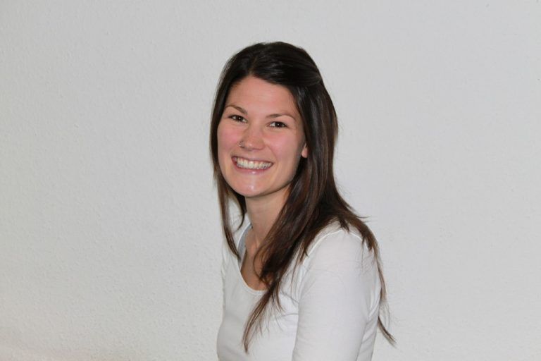 Sie ist eine gute Werbeträgerin in eigener Sache: Sina-Maria Altrichter strahlt Glück und Zufriedenheit aus. Foto: aha