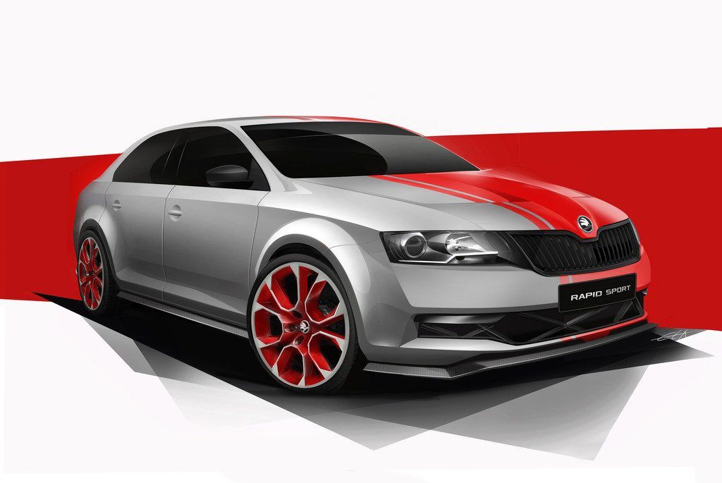Skoda zeigt Sportversion des Rapid