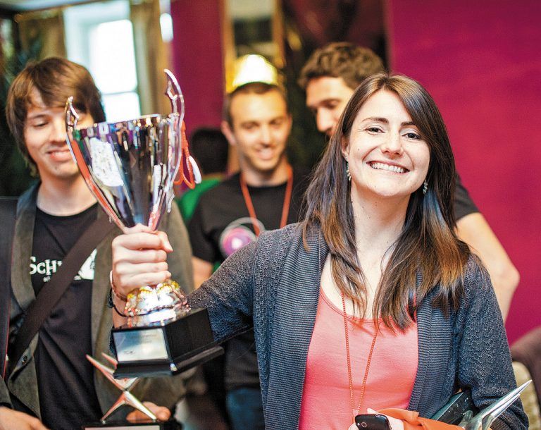 Tiare Feuchtner hat zusammen mit ihren drei Kollegen den ersten Platz abgeräumt. Foto: Imagine Cup