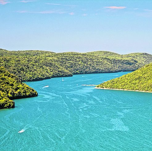 Naturreservat: der Limski-Kanal
