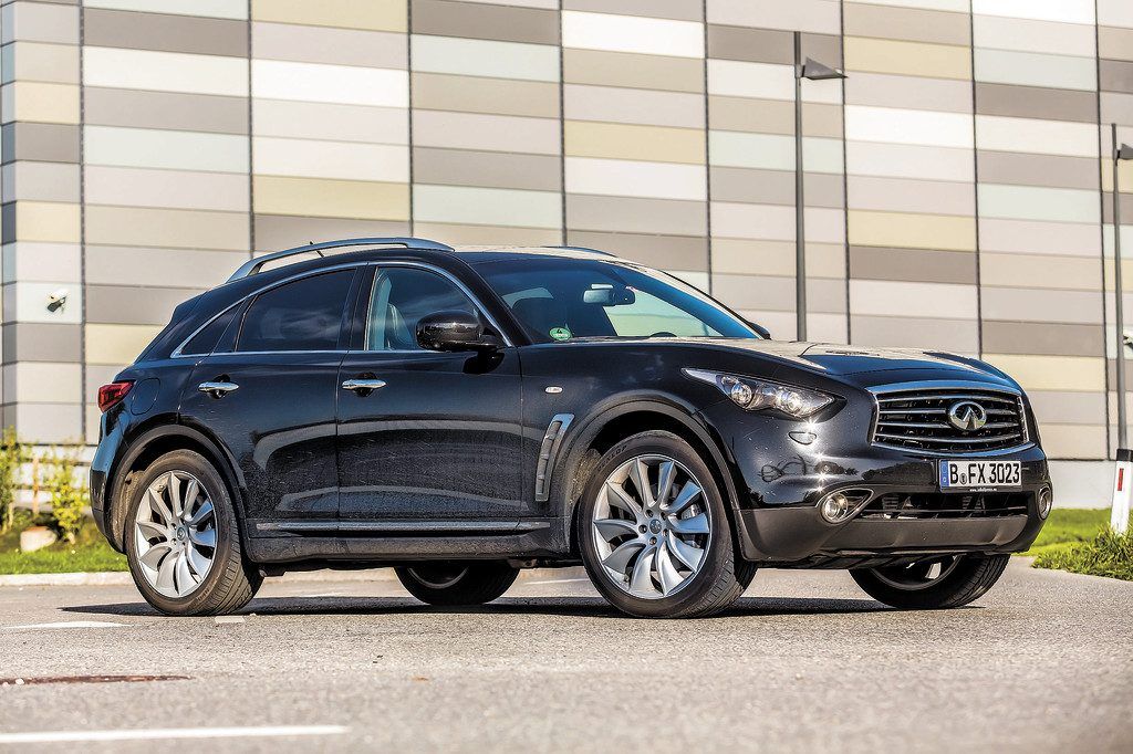 Infiniti mit ungewöhnlich sportlichem Design für einen Premium-Crossover.