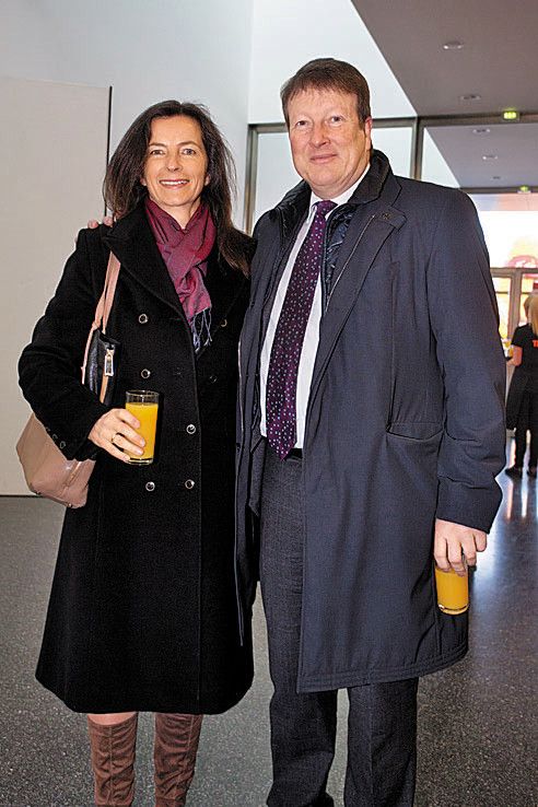 Versicherungsmakler Thomas Hackspiel mit Christiane.