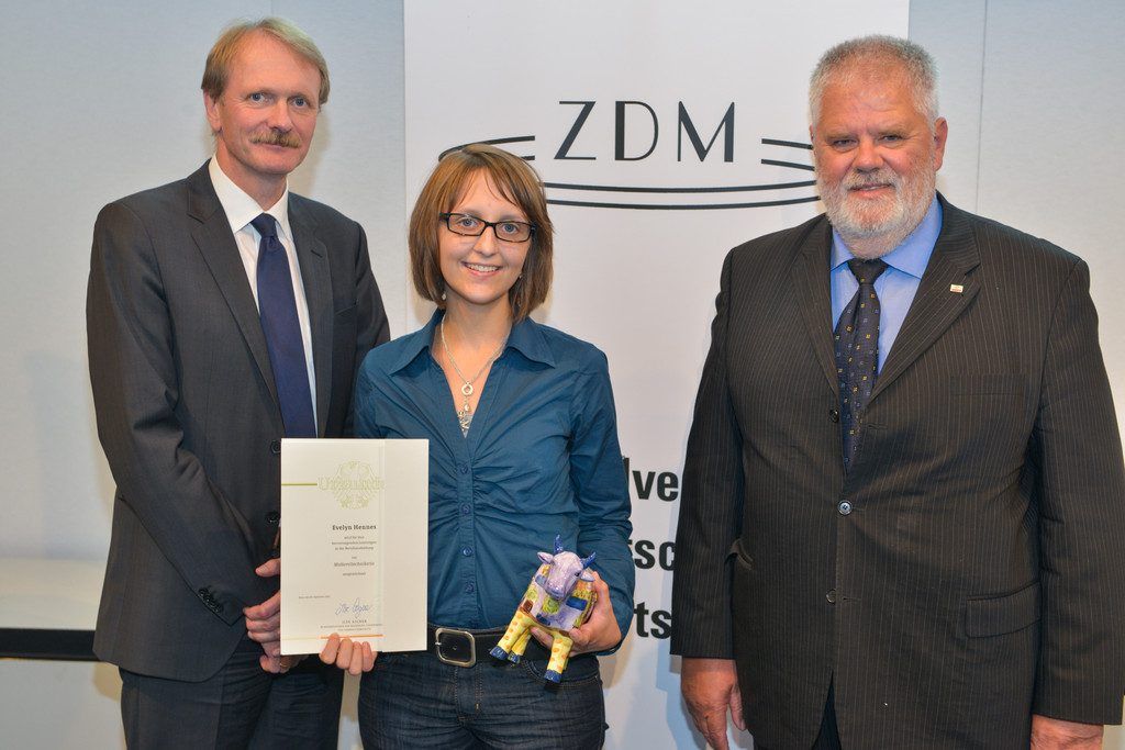 Ehrung zur jahresbesten  Molkereitechnikerin