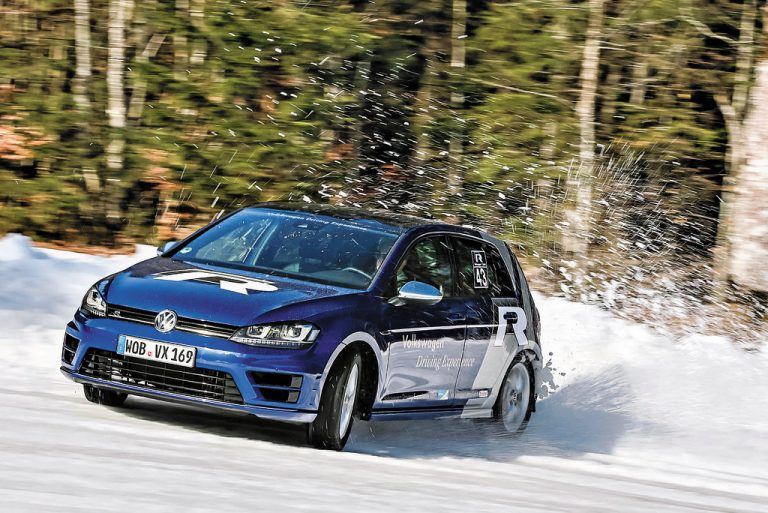 VW reiht sich mit dem neuen Golf R in die Hochleistungsklasse der allradgetriebenen Kompakten ein. Fotos: werk