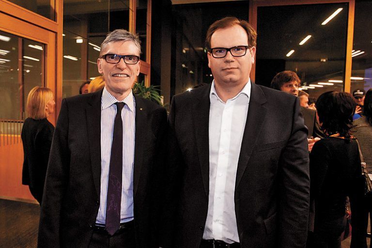 Wilfried Hopfner (l.) und Markus Raith (Russmedia).