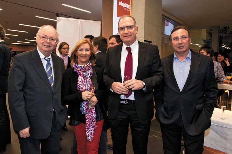 Wolfgang Rümmele, Ulli und Peter Marte sowie Helmut Steurer (v. l.).