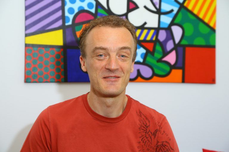 Wolfram Maroschek, 3D-Animation. Wir sind sehr vielseitig und haben immer neue Aufgaben. Das ist spannend. Auch unsere Kreativität ist sehr gefordert.