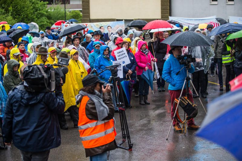 Erstmals Sonntagsdemonstration in Hard