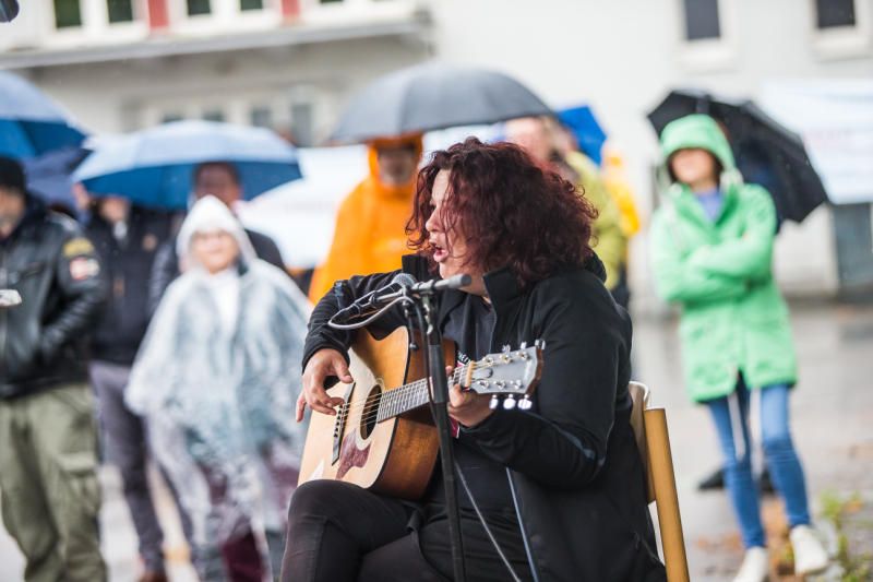 Erstmals Sonntagsdemonstration in Hard