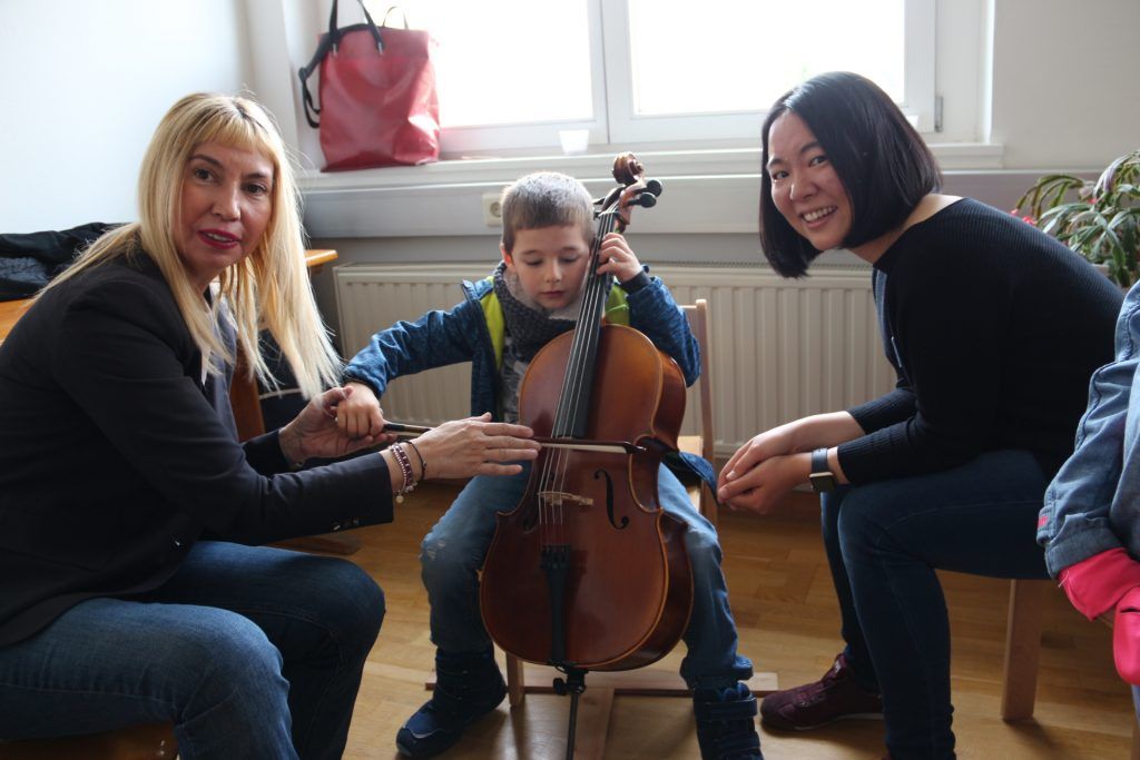 Neugierige Kinder stürmten Rheintalische Musikschule