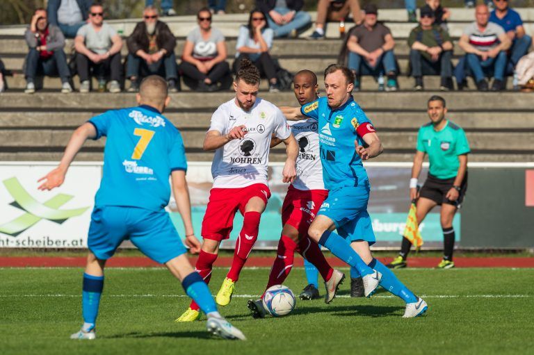 Ob ein Einsatz des leicht verletzten Deniz Mujic bei Tabellenführer FC Dornbirn in St. Johann möglich ist, entscheidet sich erst vor Spielbeginn. VN/Stiplovsek