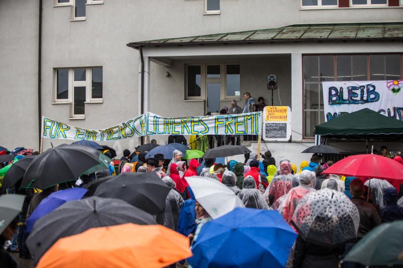 Erstmals Sonntagsdemonstration in Hard