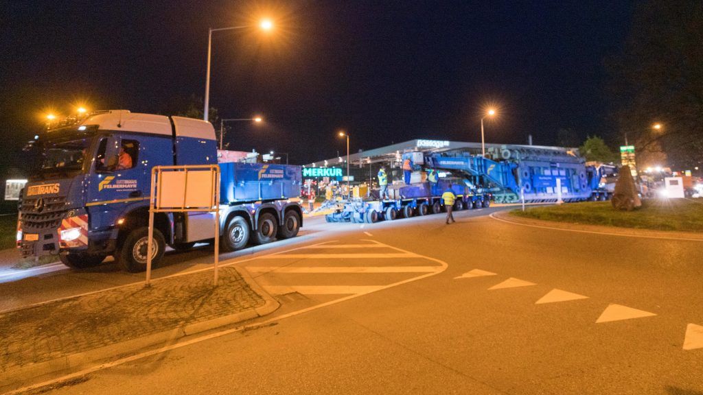 Schwertransport rollte von Rankweil nach Meiningen