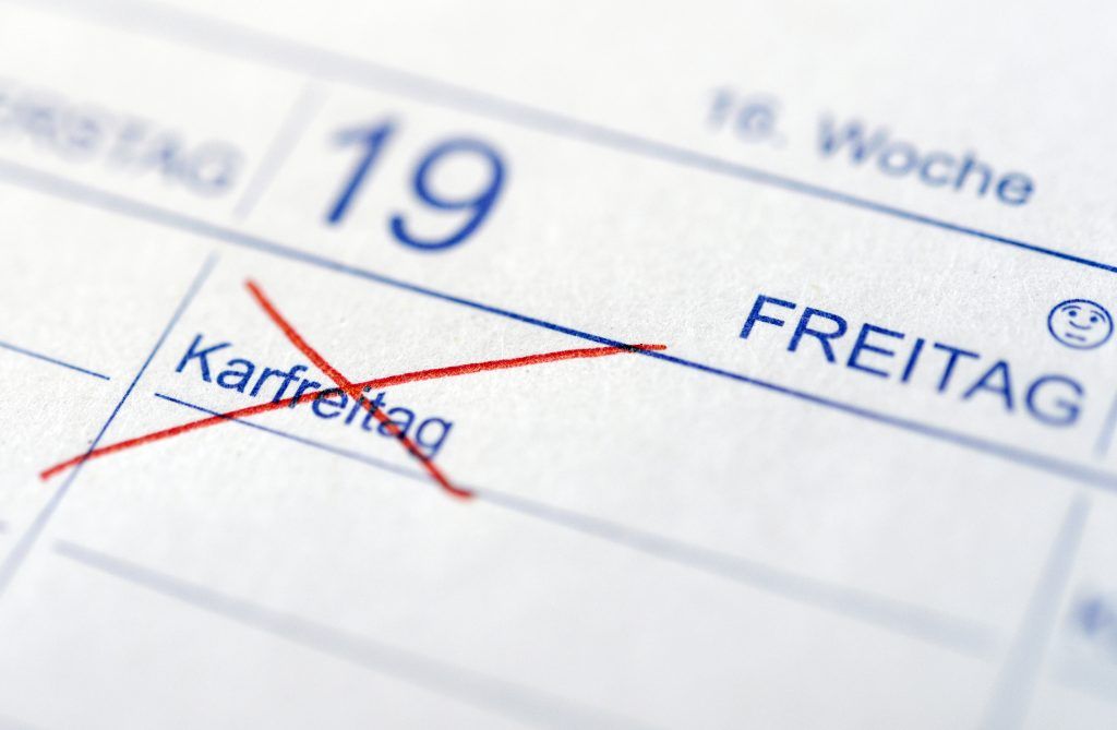 Karfreitag wird für Vorarlberger Landesbedienstete ein halber Feiertag