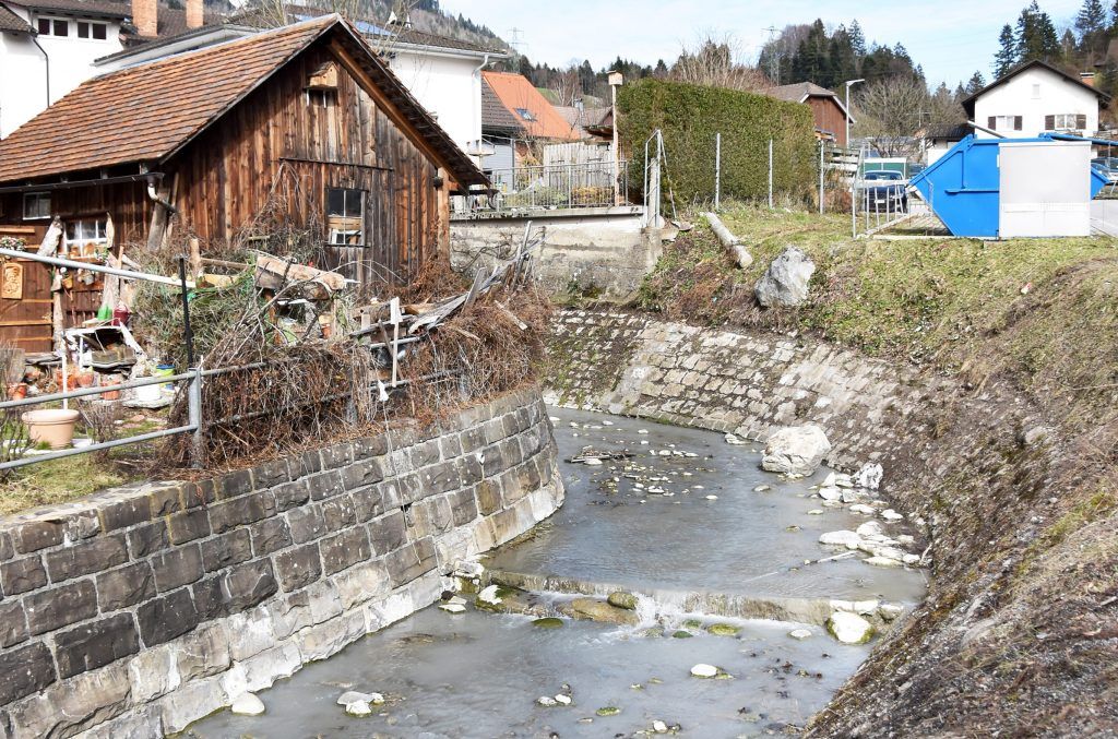 Dorfbach in Kennelbach wird hochwassersicher