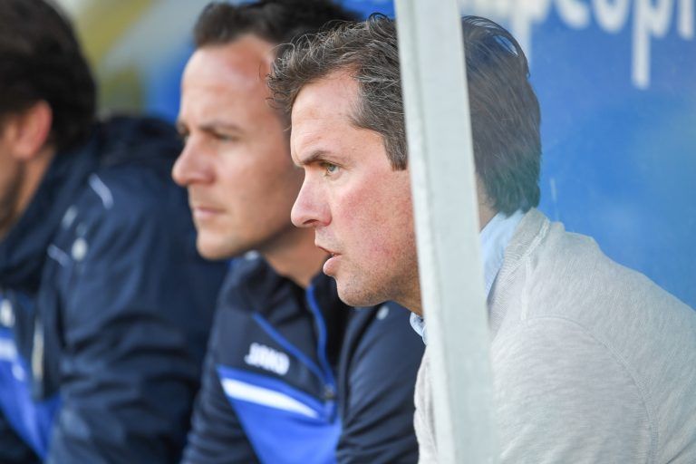 Trainer Alex Pastoor (im Vordergrund) mit seinem Co Wolfgang Luisser. gepa