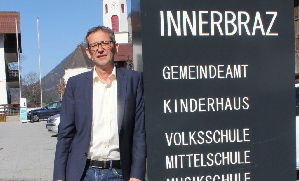 Hans Peter Pfanner ist seit Kurzem Bürgermeister von Innerbraz